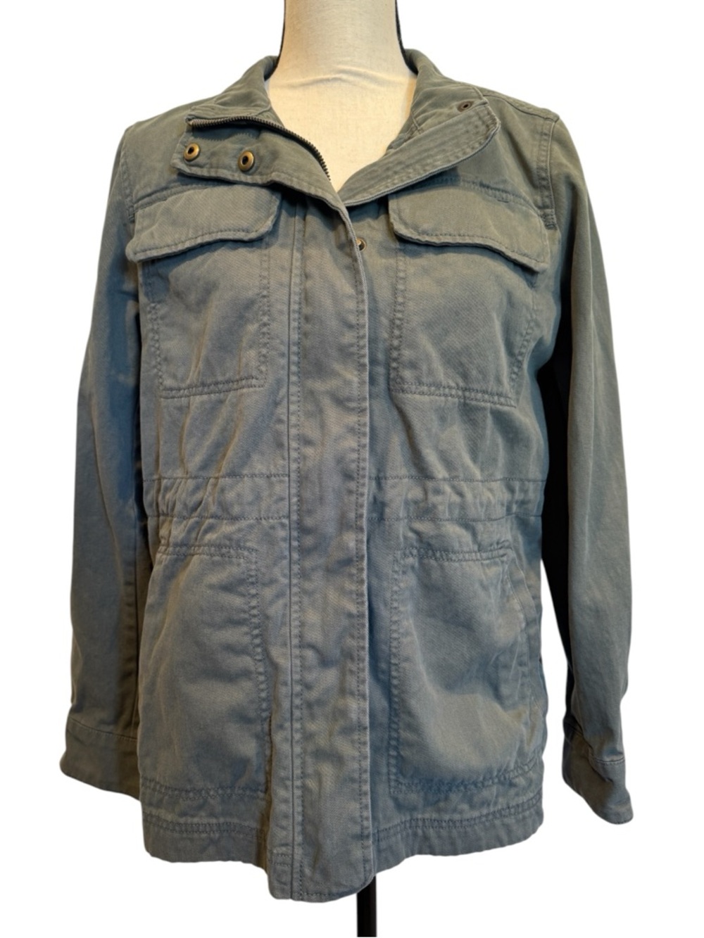 GAP Women's Utility Jacket Army Green Medium